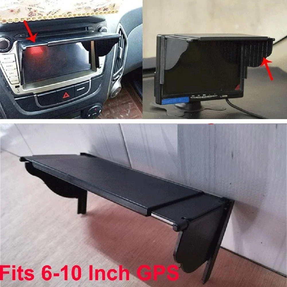 

For 8-Inch GPS Sunshade Viso-r Lens Hood Anti-Glare- Car Navigator- Cover GPS- Visor Car Display Hood Auto Interior Accessories-