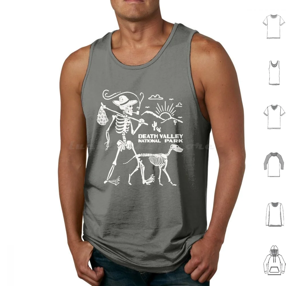 Death Valley Hiking Campings Joshua Tree Vintage National Parks Yellowstone Yosemite Appalachian Trail Vest 6xl Cotton Cool