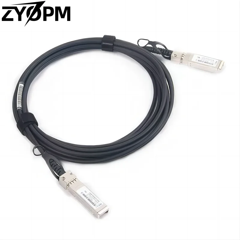 10G SFP + 40G QSFP + DAC สายเคเบิลทองแดงสองชั้นแบบพาสซีฟที่ต่อโดยตรงสำหรับ Cisco, ubiquiti, Mikrotik, Intel, Fortinet, Netgear,D-Link