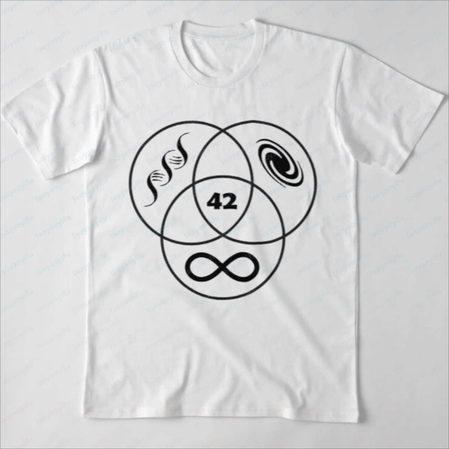 Answer Question of Life Universe Everything Is 42 T Shirt Casual Fashion Summer Man Tshirt Short Sleeve Cotton Women Clothing