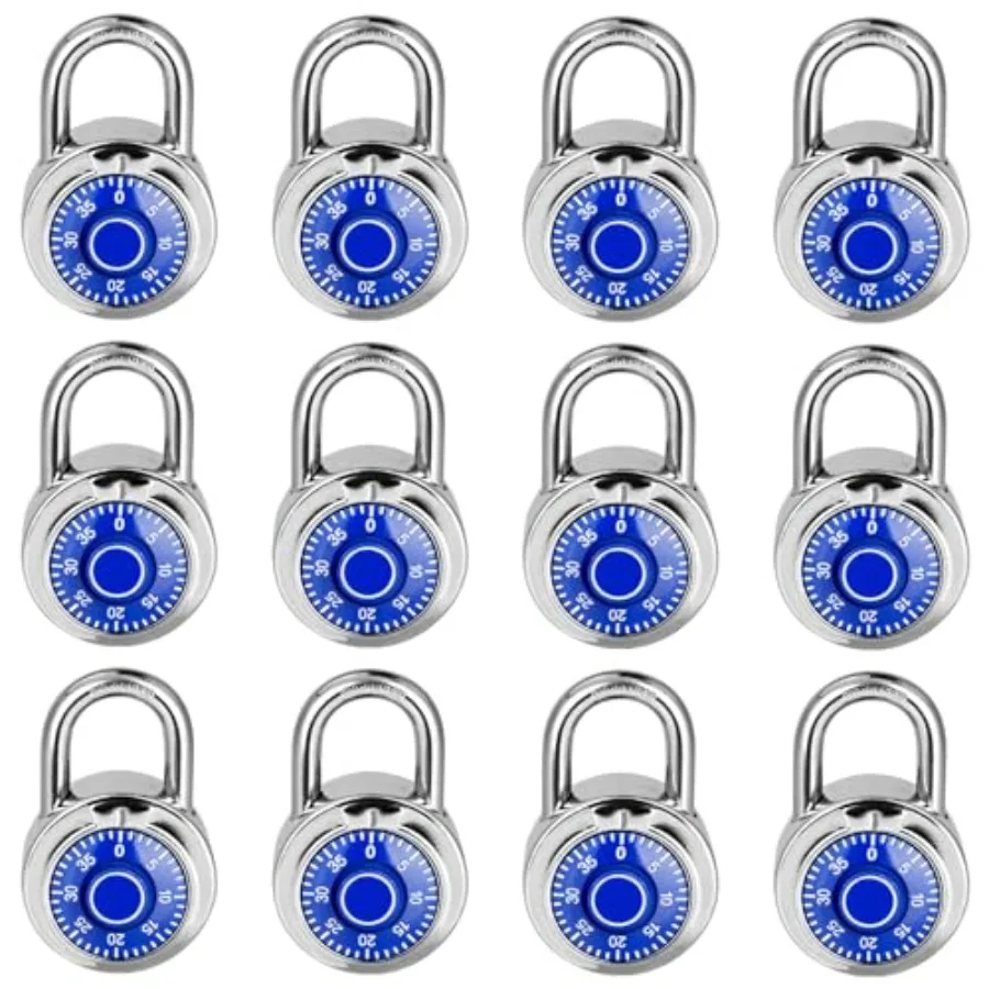 

Combination Lock, Standard Dial Combination Lock, of;Turnplate, 2 in. Wide, Fixed Three Digital Combination, for School, Gym an