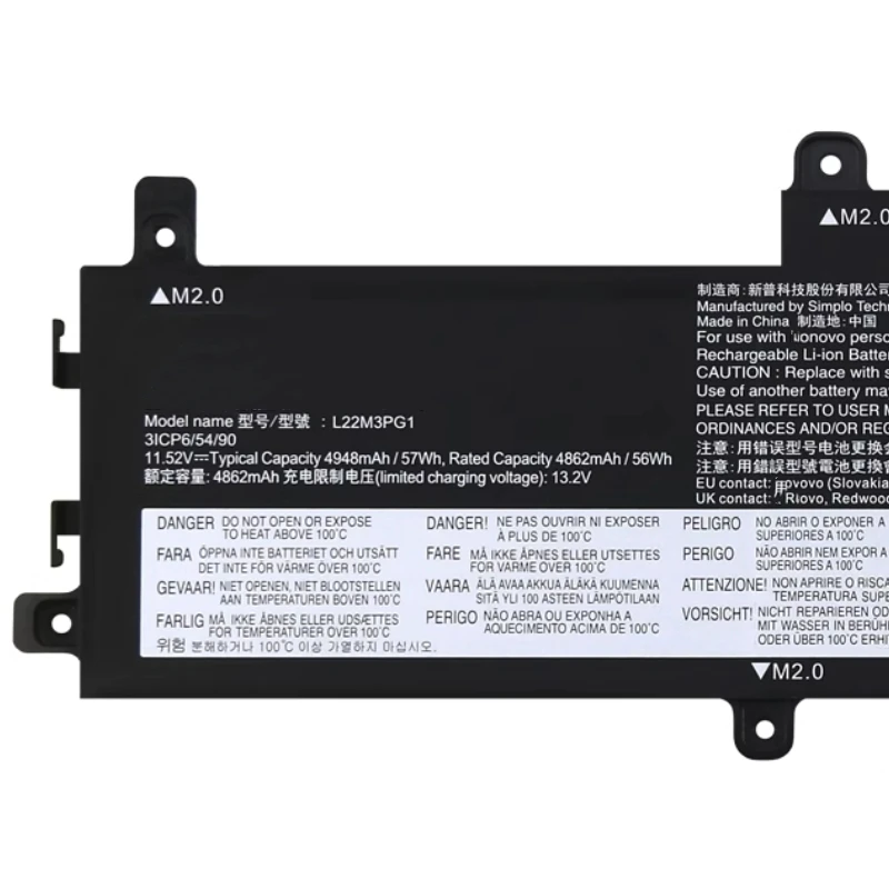 New For Lenovo 14E Chromebook Gen3 82W60000US L22D3PG1 L22M3PG1
