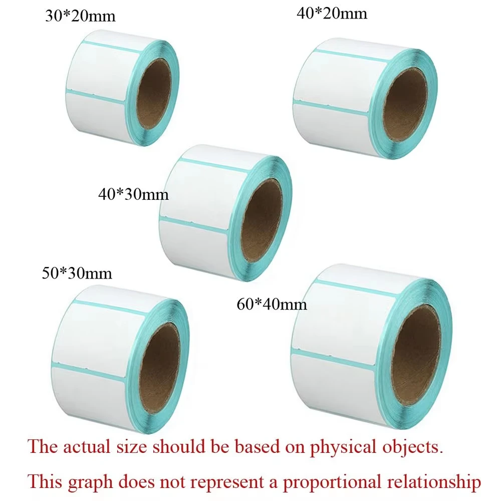 700 sheets of thermal label stickers, paper size 30*20, 40*20, 40*30, 50*30, 60*40 millimeters, price tag barcode printing paper