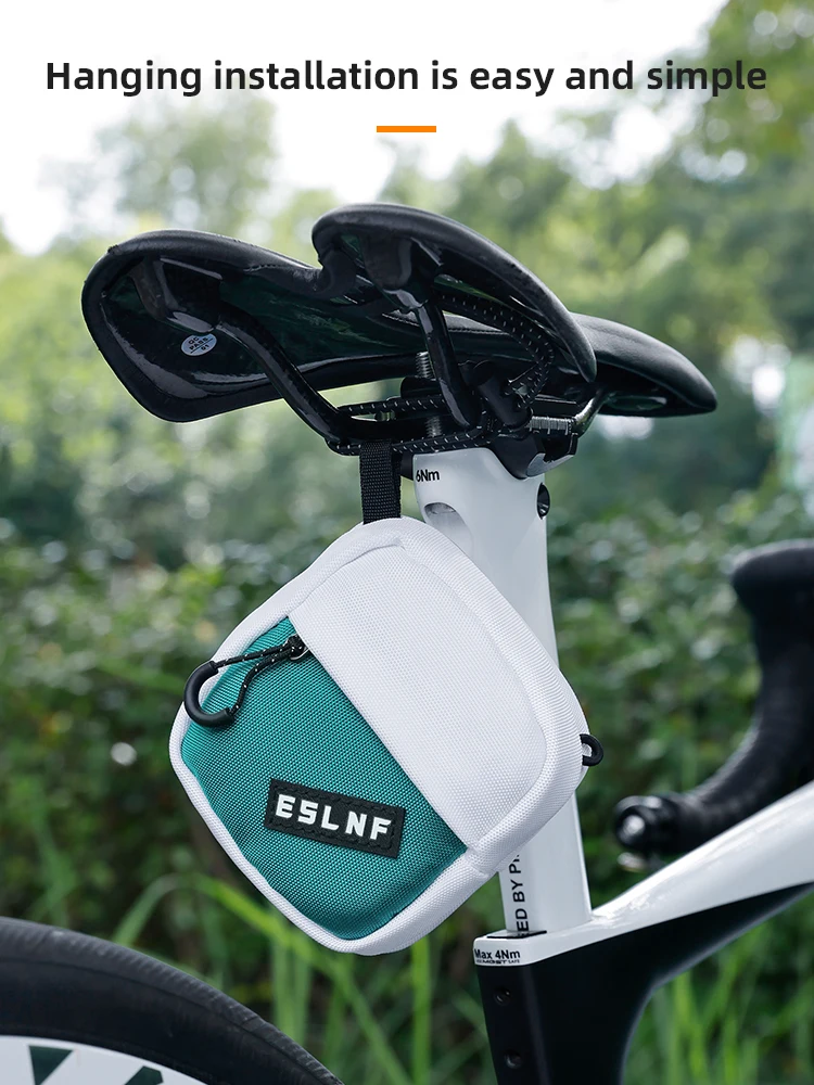 AliExpress ESLNF Fashion Bicycle saddle bag Portable Bicycle rear bag Multifunction Mountain Road bike bag Accessories