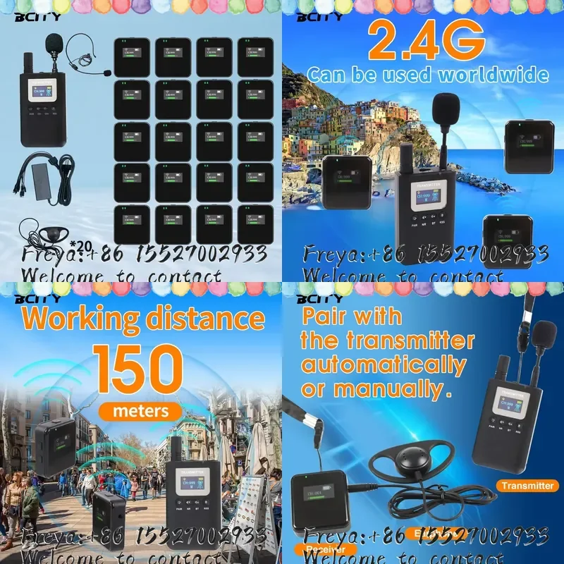 2.4G Wireless Tour Guide System of Long Standby Time for Group Tourism and Educational Research