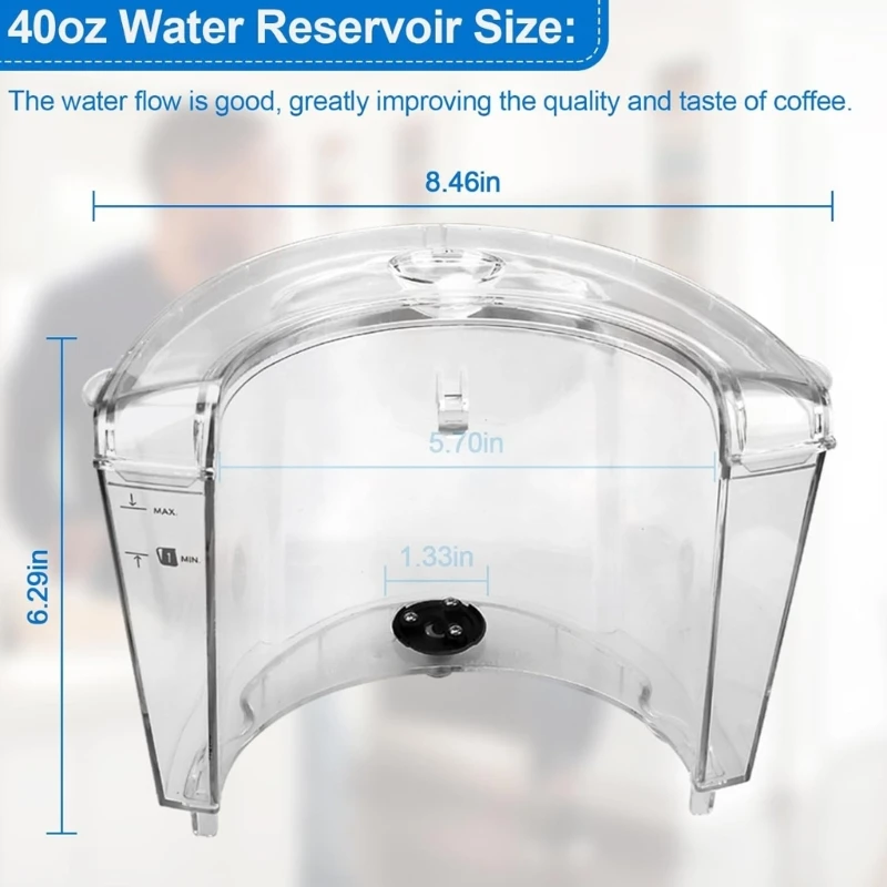 Seau d'eau en plastique longue durée, réservoir d'eau pour Machine à café, pièces rechange pour café K200 K250, livraison