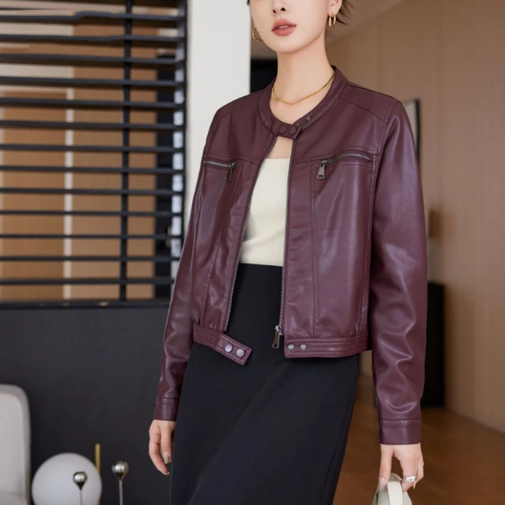 Beautiful Trendy Hot Sell Fashion Ropa Mujer New Casual Short Zip All-match Coat Preppy Style Streetwear Minority Jacket