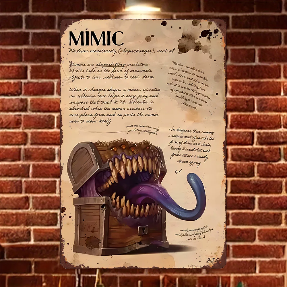 HD Metal Tin Sign 