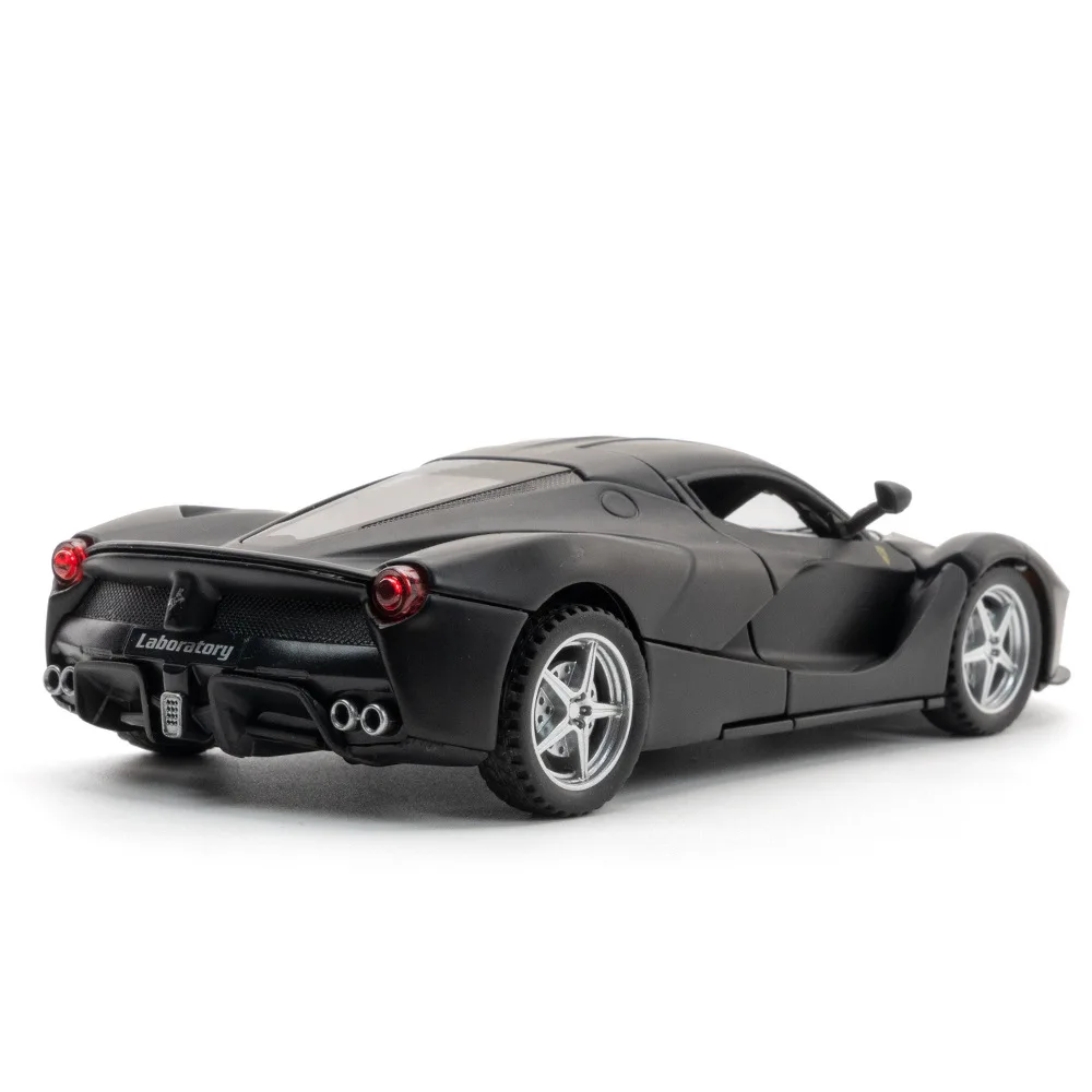 Ferrari Laferrari Alloy Sports Car Model, Diecasts Veículos De Brinquedo De Metal, Simulação De Modelo De Carro, Som e Luz, Presentes Para Crianças,