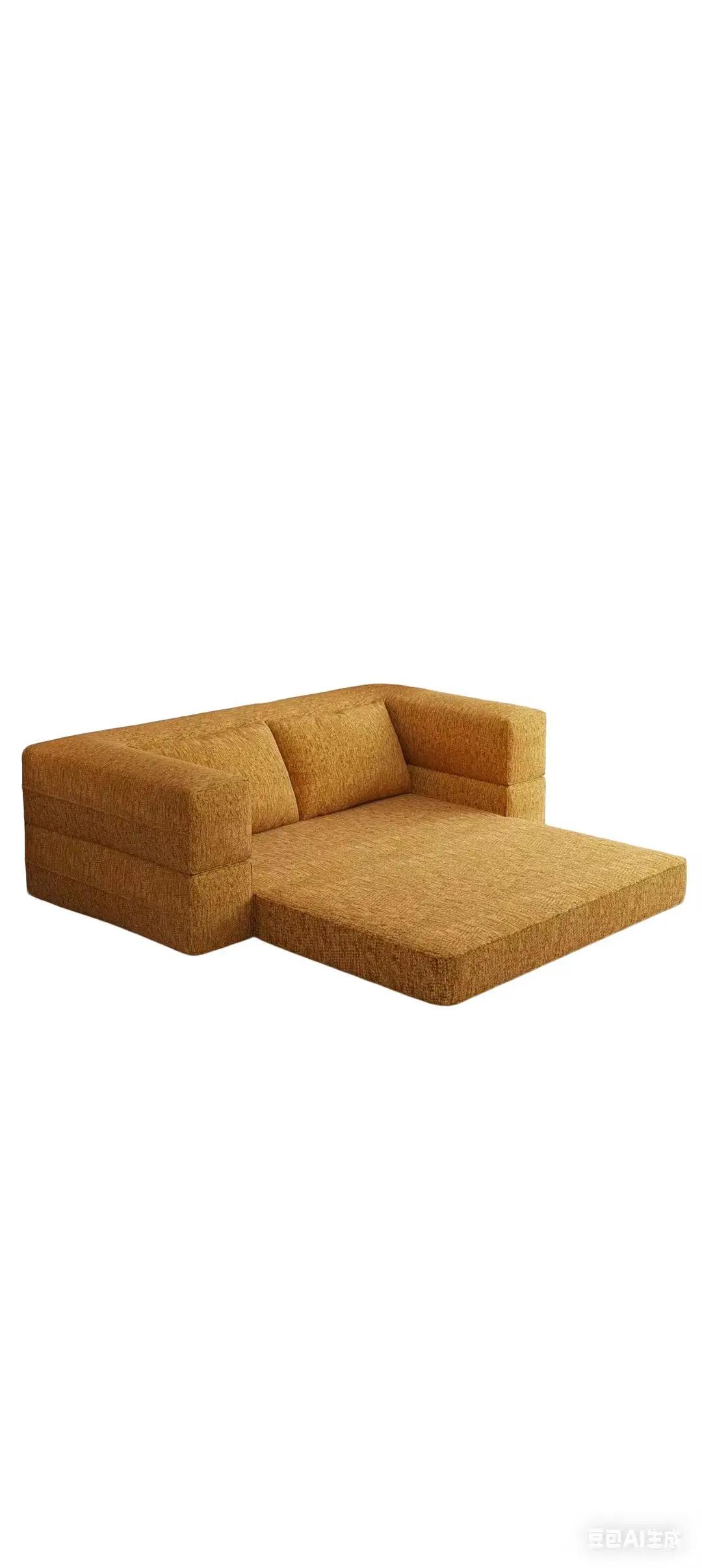 Coofull New Vacuum Compression Modular Sofa Bed Vintage Tatami Sofa Suitable for Living Room, Bedroom, and Home