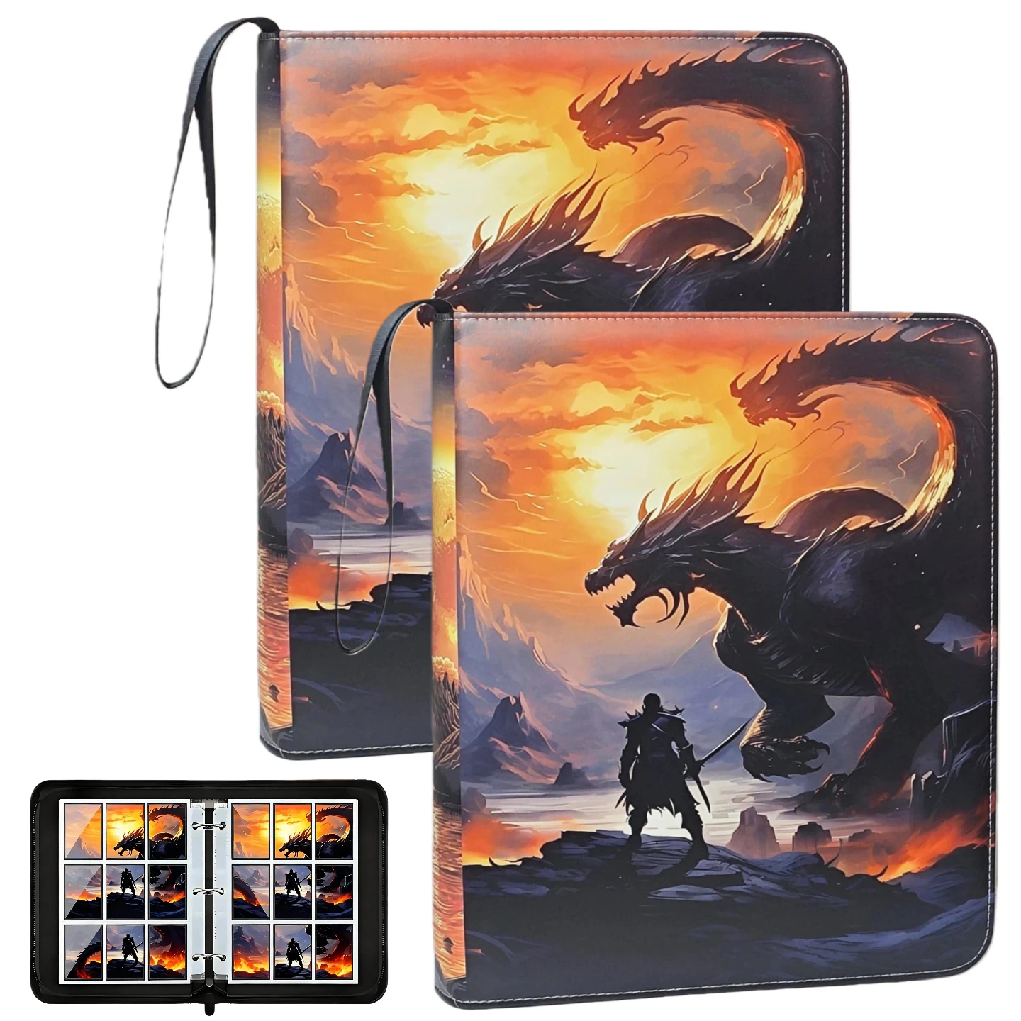 Raccoglitore per carte collezionabili a 9 tasche, con 50 buste staccabili, può contenere 900 carte, album di carte, raccoglitore, album fotografico, per collezione di carte, archiviazione di carte, raccoglitore di carte da gioco, adatto per Mtg, Tcg, sport e carte da gioco, archiviazione di raccolta, perfetto per collezionisti di carte