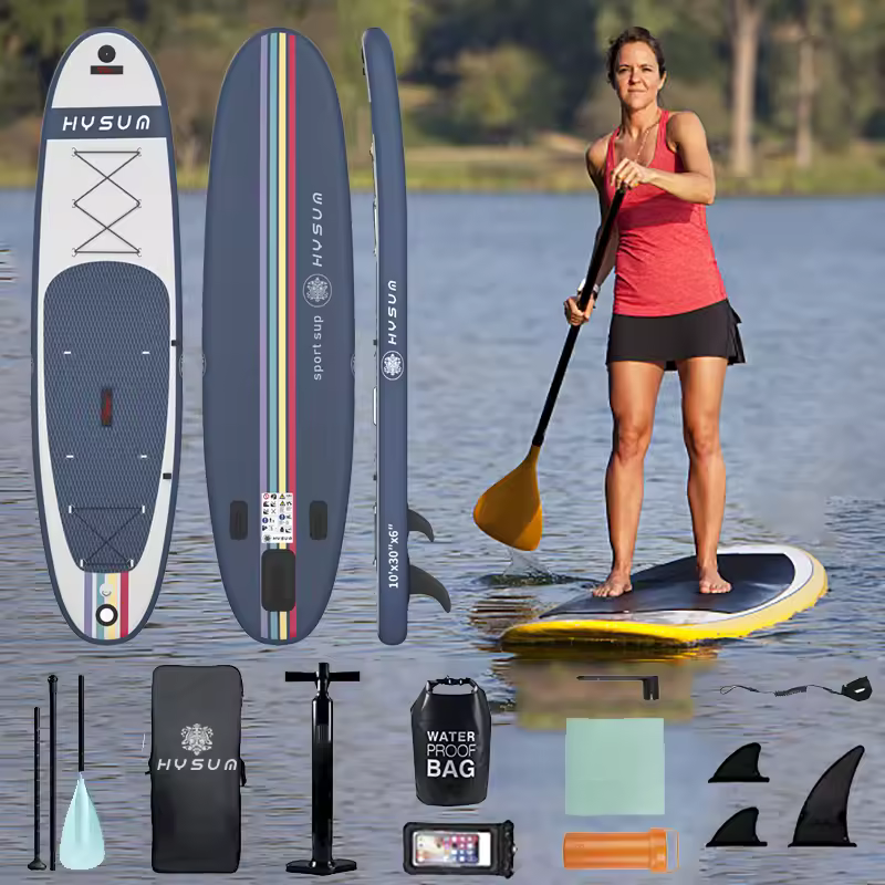 Stand Up Paddle Board Set Non-Slip SUP Inflatable Supboard Double Layer Dock