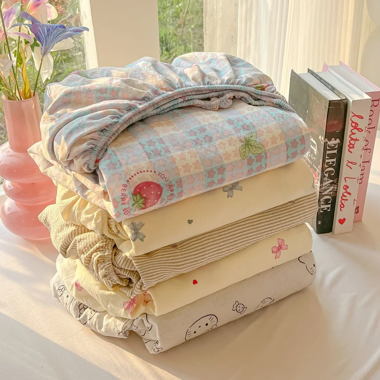 Four Season Universal Fitted Sheet All Inclusive Non Slip Mattress Cover Household Double Mattress Dust Cover (no Pillowcase)