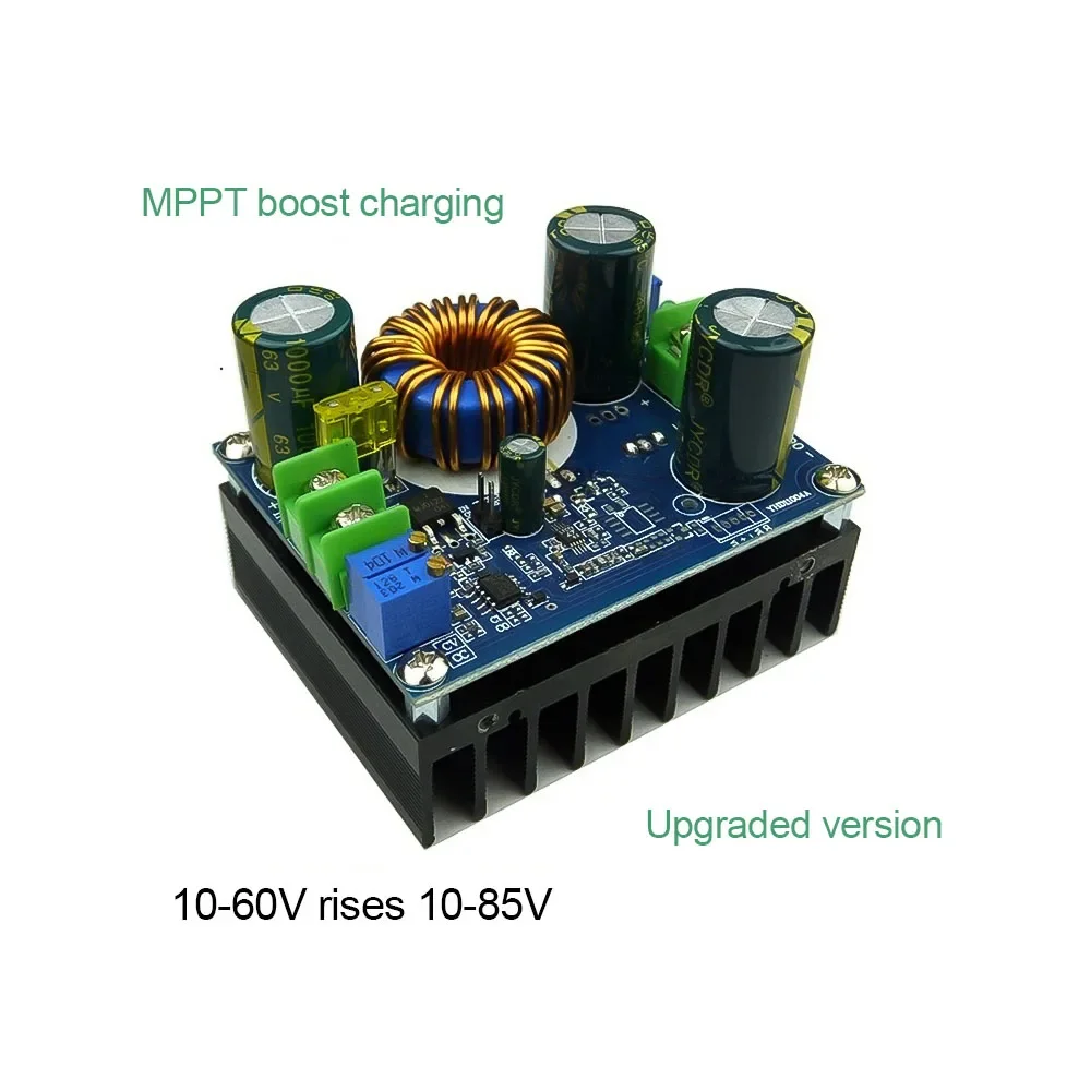 Conversor de tensão de impulso solar, 600w, 16a, dc, mppt, módulo transformador de fonte de alimentação, 12-60v a 12-80v, controlador regulador ltc