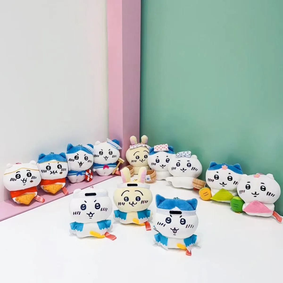 

Мягкая игрушка Kawaii Chiikawa Usagi Hot Spring Sailor Hachiware Kyoto Matcha: Новая милая аниме-фигурка, подарок на праздник