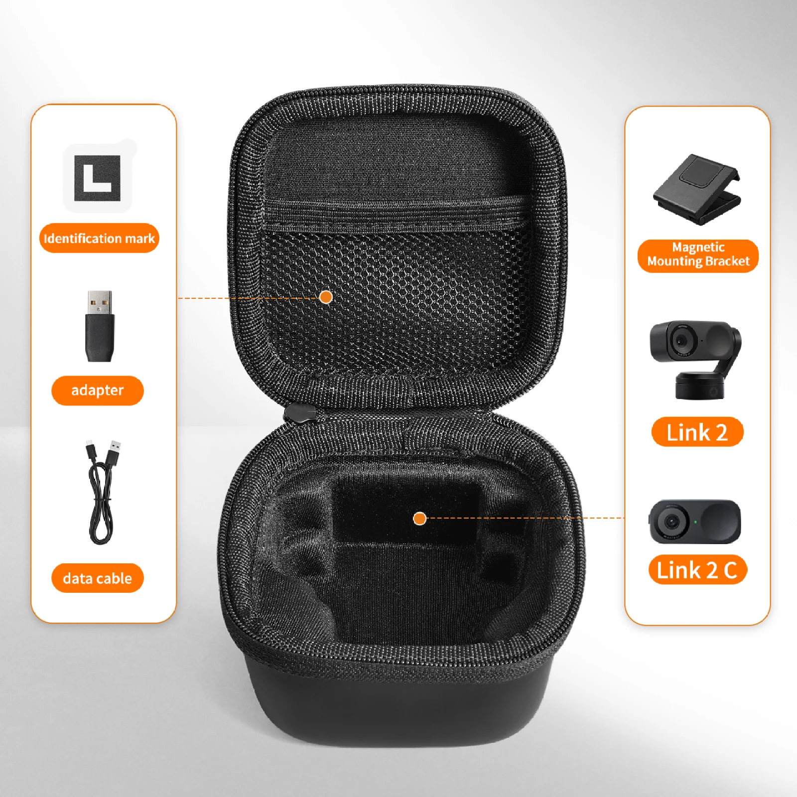 

For Insta360 Link2/2C/2PRO Live Streaming Camera Storage Case and Portable Protective Accessories New