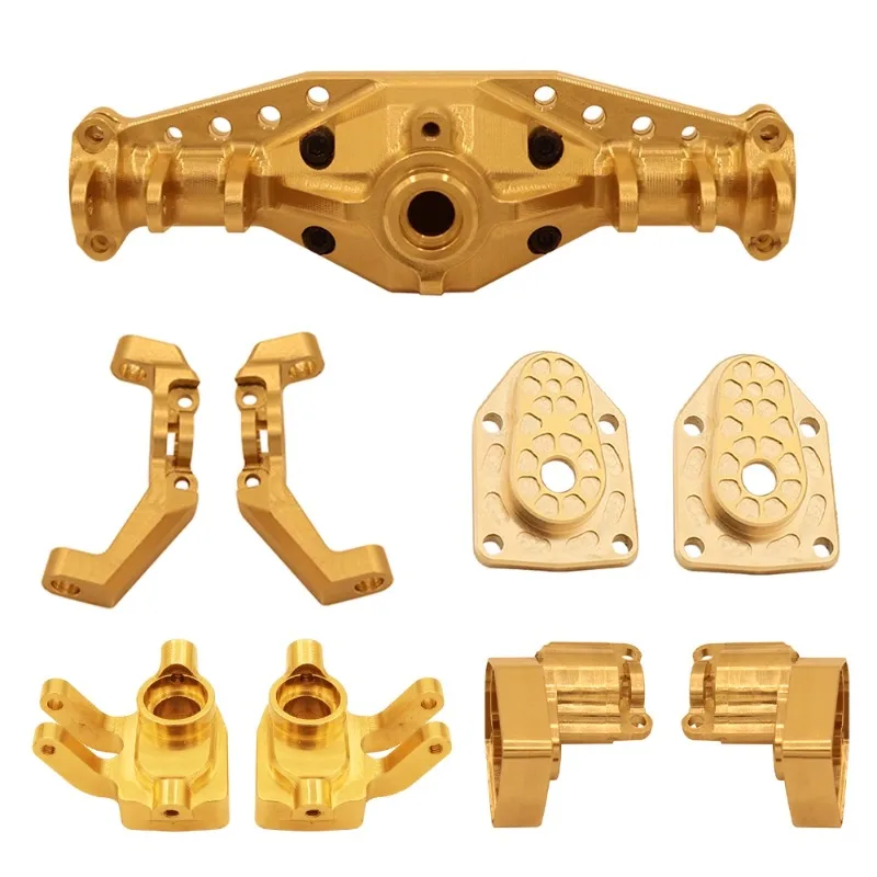 

Brass Axle Shell Axle Steering Cup Outer Cover Counterweight for 1/18 Capra UTB18 Modified Accessories