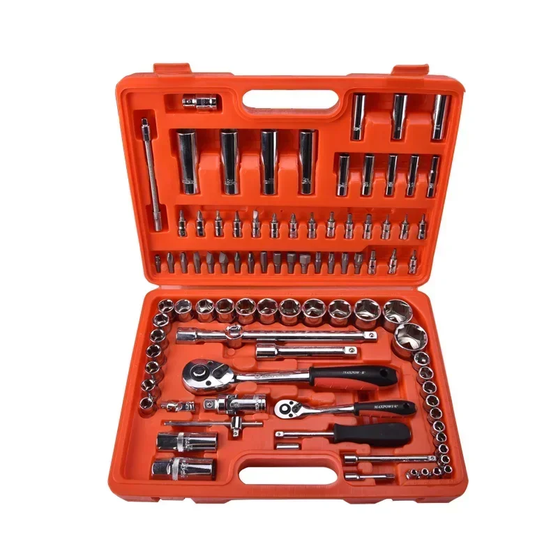 Original factory shipment high quality car maintenance tools set  tool kit mechanical socket wrench set