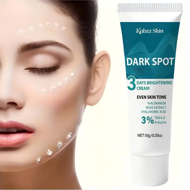 3% Arbutin Spot Fading Cream, Niacinamide and Vitamin C for Skin Brightening, Fragrance-Free and Gentle Formula, Hyaluronic Acid for Hydration and Moisturizing, Improves Dullness and Brightens Skin Tone, Suitable for Sensitive Skin, Portable 10g Travel Size, Precise Facial Repair, Summer and Autumn Skincare