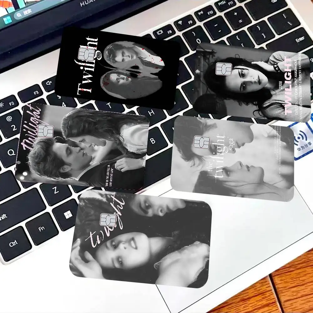 Movie Classic T-Twilightes Anime Spend or Save Funny Shell On Off Ultra Thin No Fade Sticker Skin Cover Film for Debit Card