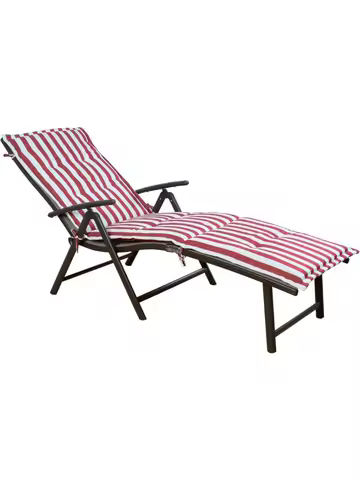 Cozy Aluminum Reclining Lounge Chair - Perfect for Beach, Yard, Pool, Deck, Patio Outdoor Chaise Lounge with Drink Holder