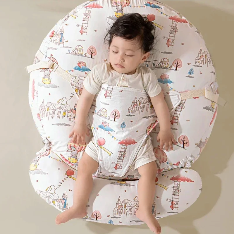 142 Newborn Nursing Wedge Pillow - Anti-Reflux Feeding Cushion, Sleep Positioner for Babies, Supportive Feeding Pillow.