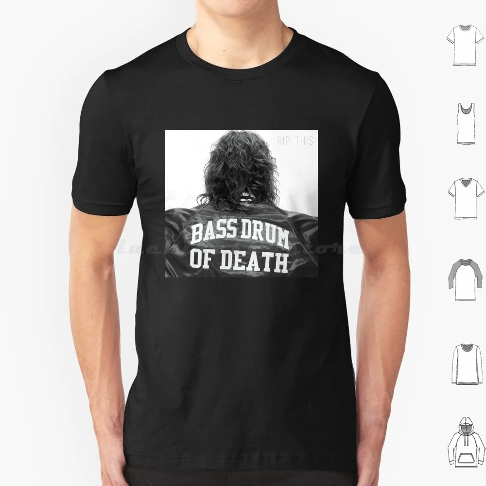 Bass Drum Of Death T Shirt Big Size 100% Cotton Bands Punk Punk Comics Gig Bass Drum Of Death