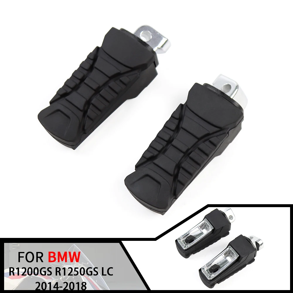 

For BMW R1250GS R1200GS LC 2014-2018 R1200GS ADV 2014-2017 2016 2015 Motorcycle Bracket Rubber Cover Passenger Foot peg Footrest