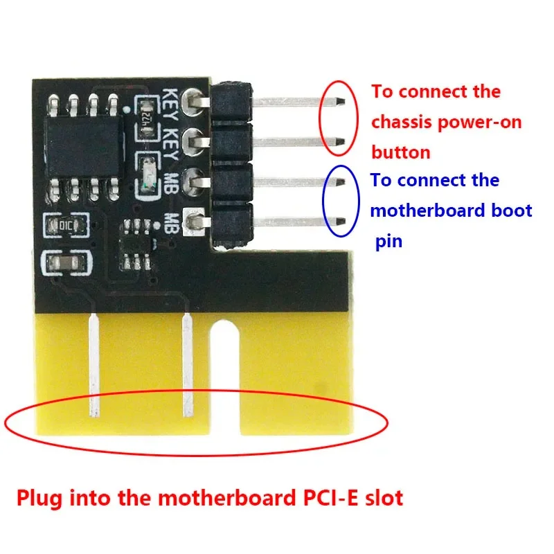 PCI-E the computer power on the machine power recovery automatic computer lossless installation desktop