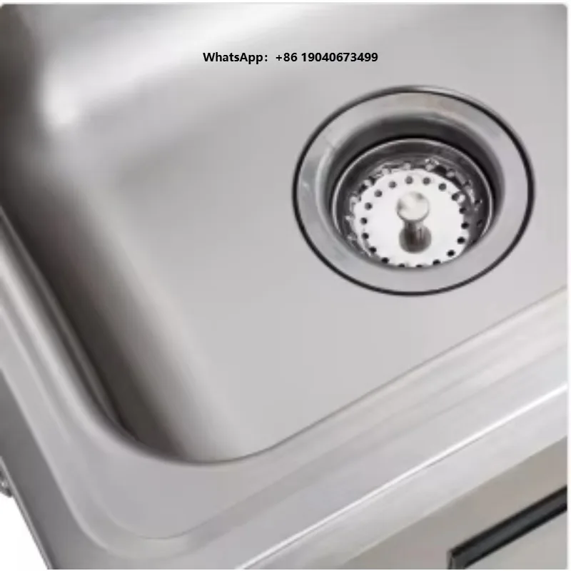The Utility Stainless Steel Kitchen Sink with Right Side Drain Board xyl