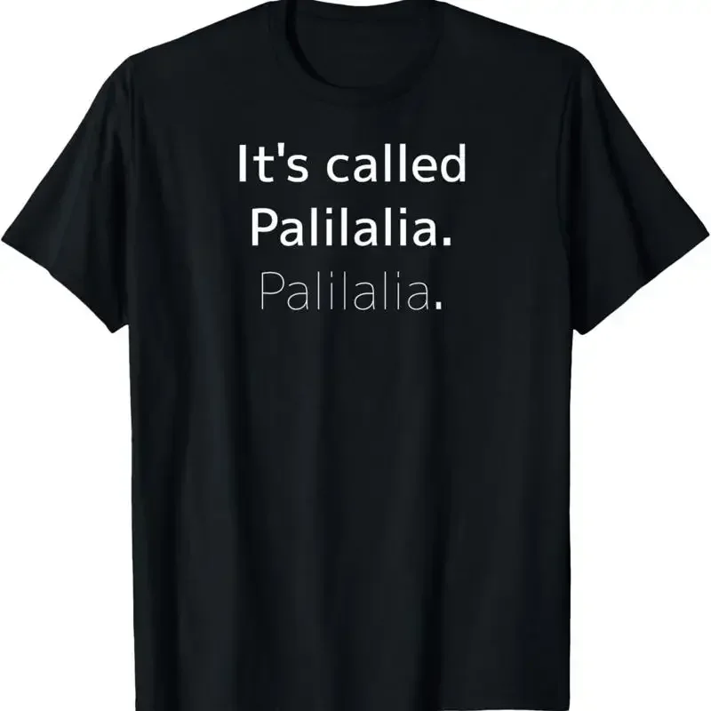 It'S Called Palilalia Vocal Tic Autism Tourette Awareness T Shirt