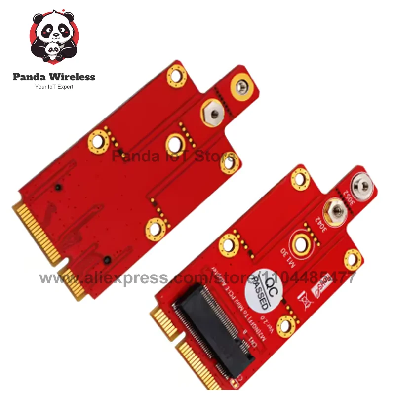 

1 шт. адаптер NGFF M.2 Key B к Mini PCIe Mini PCI-E с двумя слотами для SIM-карты NANO для модуля 3G 4G 5G NGFF, настольного ноутбука, ПК