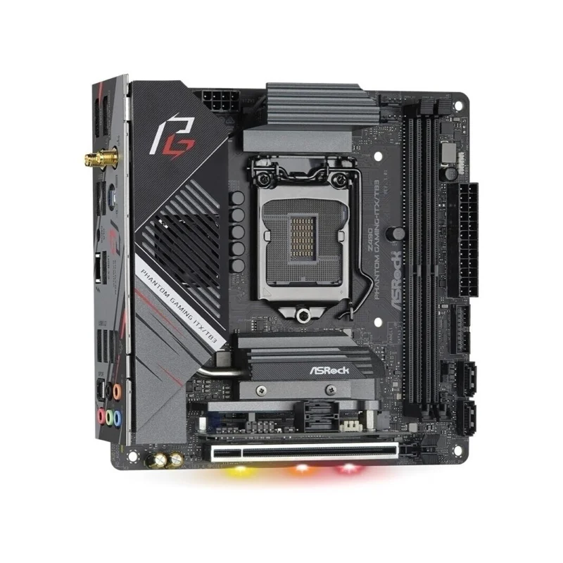 Para ASROCK Z490 Phantom Gaming-ITX/TB3 placa base DDR4 64G HDMI + DP M-ITX probado XYG XYG