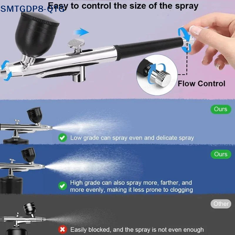 NEW Portable Single Action Airbrush 0.3mm Nozzles Spray  Pen For Model Cake Nail Car Painting Beauty Inkjet