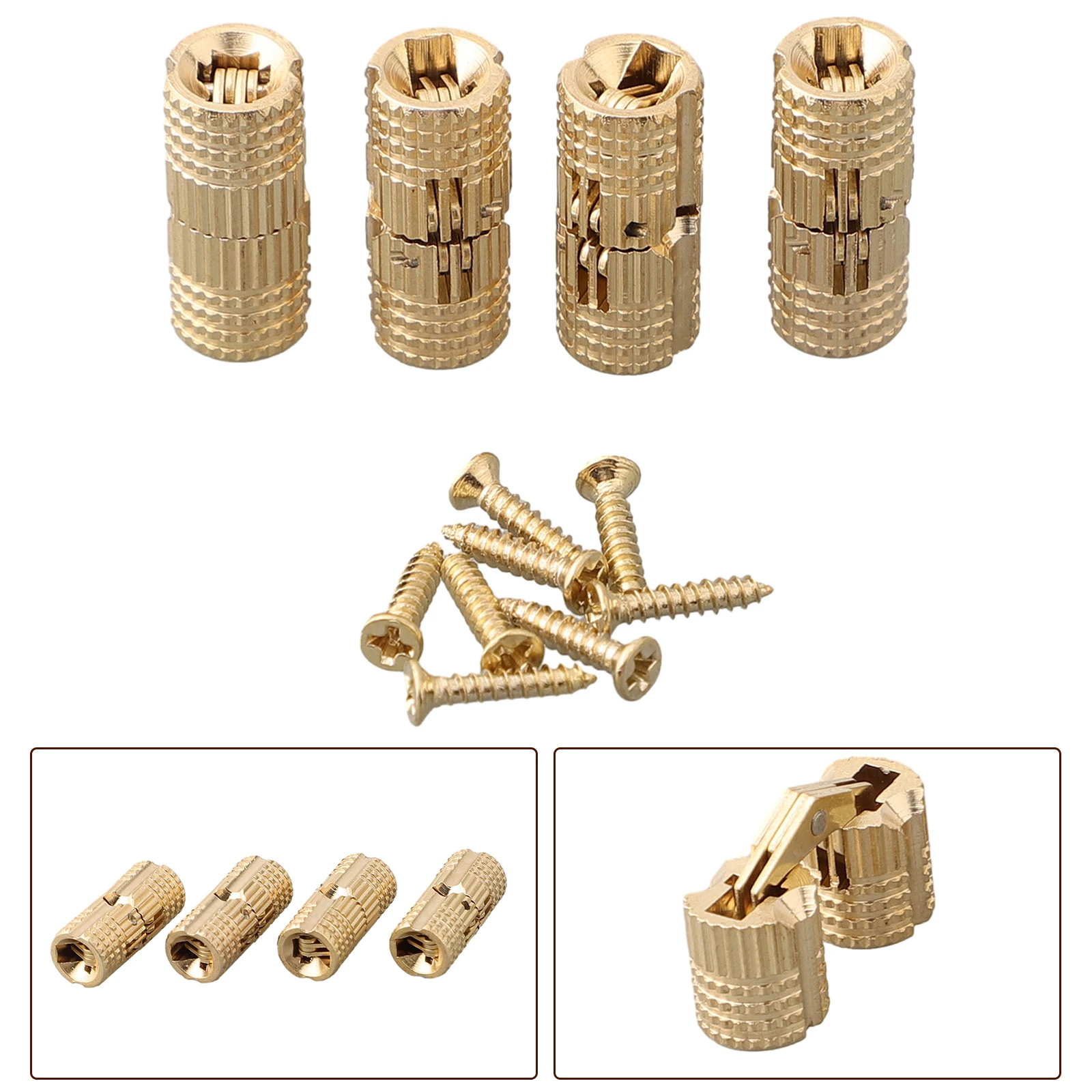 

Copper Hinge Pack Four Robust Concealed Options Perfectly Crafted to Enhance Any DIY Project Including Custom Storage Solutions