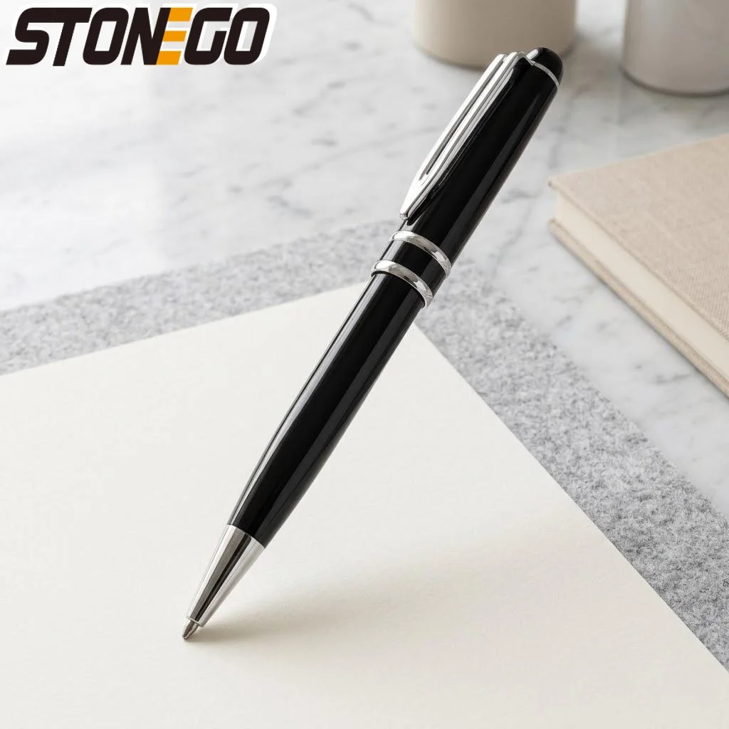 

10mm Medium Ballpoint Pen Smooth Writing Black Gel Ink Rollerball Pen Office School Supplies Writing Tools for Students