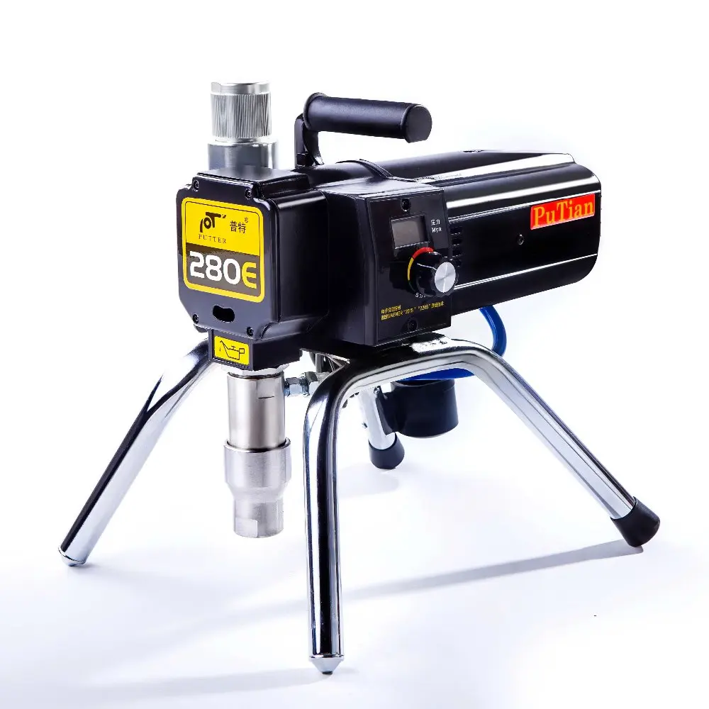 New Hot Selling Fully Automatic Electric High Pressure Airless Spray Gun 1500W Industrial Grade Paint Coating Machine 10L 2.5
