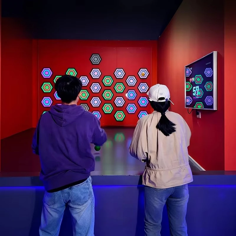 Interactive Wall Games, Indoor Sensor Games, Throw Ball Lighting, Activate Games Room, Fun Space Entertainment System
