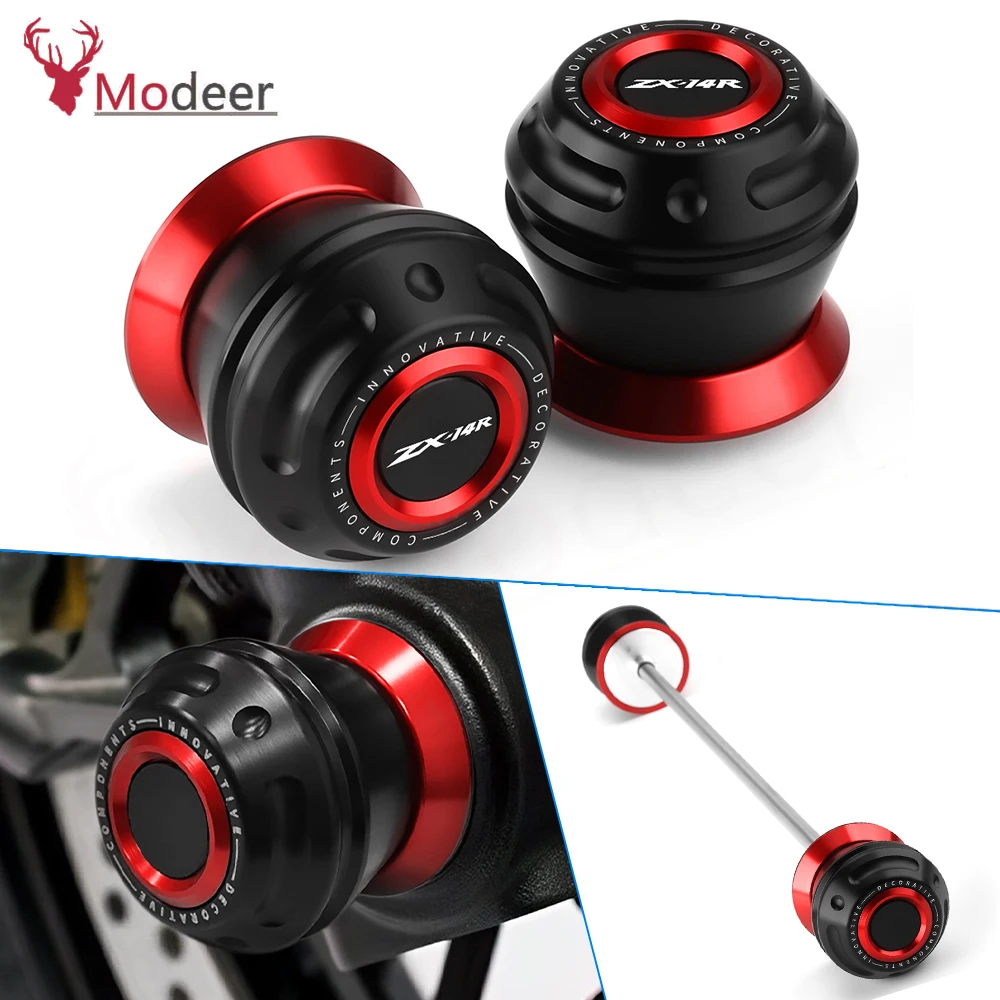 

Для Kawasaki Zx10r ZX-10R ZZR1400/ZX-14R ZZR 1400 ZX14R аксессуары для мотоциклов с ЧПУ передняя вилка рама ползунки колеса защита от столкновений