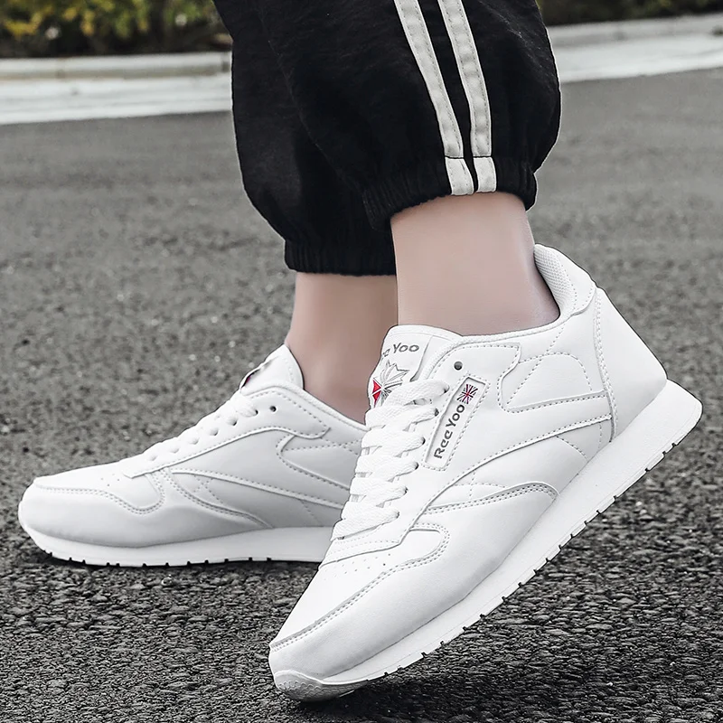 Men Vulcanize Shoes Fashion Men Sneakers Mesh Casual WhiteShoes Lac-Up Mens Shoes Lightweight Walking Shoes Zapatillas Hombre