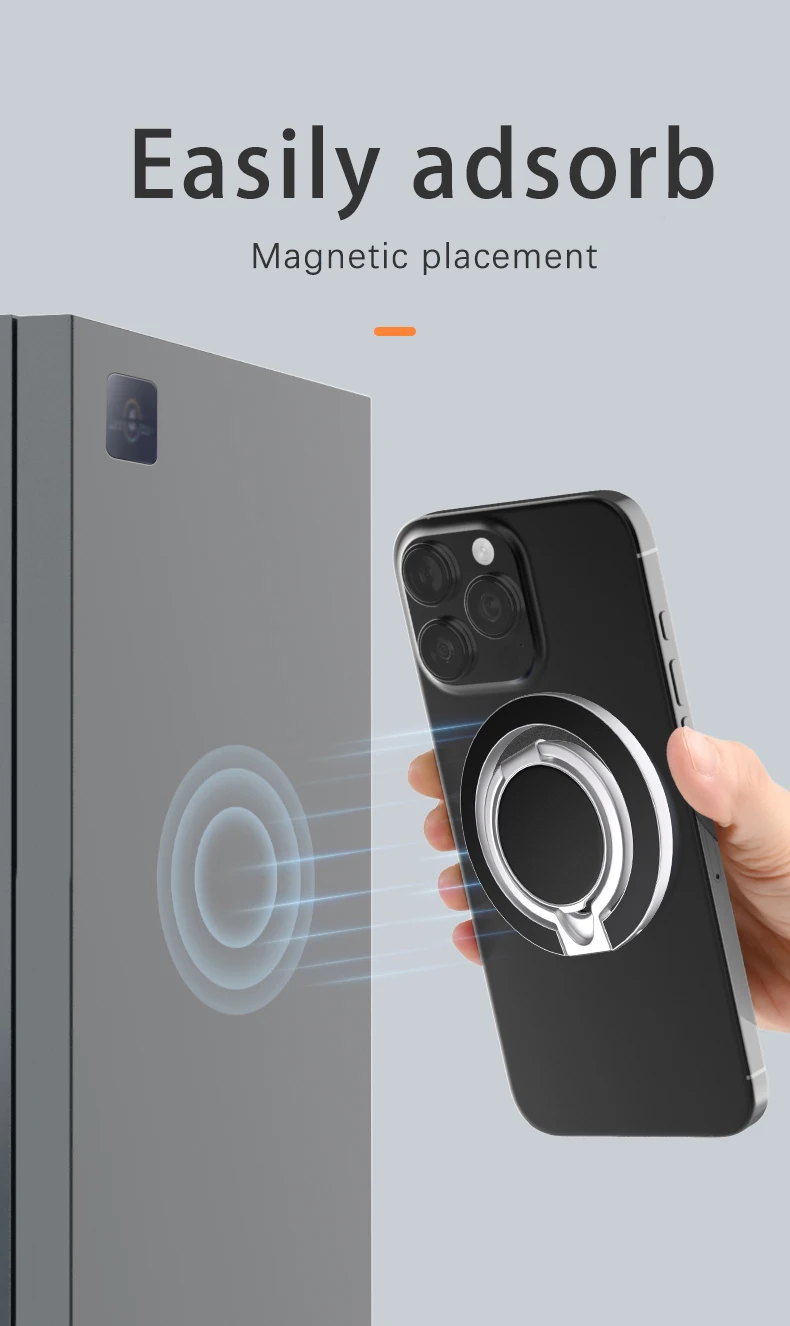 Für Magsafe Handy Griff Doppelseitige Magnetische Ring Telefon Halter Handys Ständer Telefon Zubehör Unterstützung Telefon Grip Tok – Detail 19