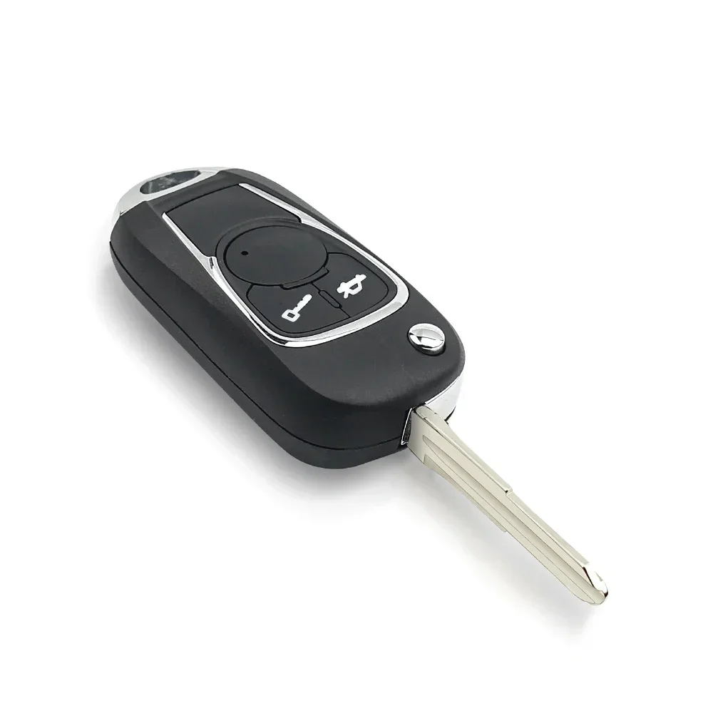 KEYYOU Folding Modified Flip Remote Car Key Shell Case For Chevrolet LOVA Sail Epica Lechi Spark Left Right Blade 2 Buttons