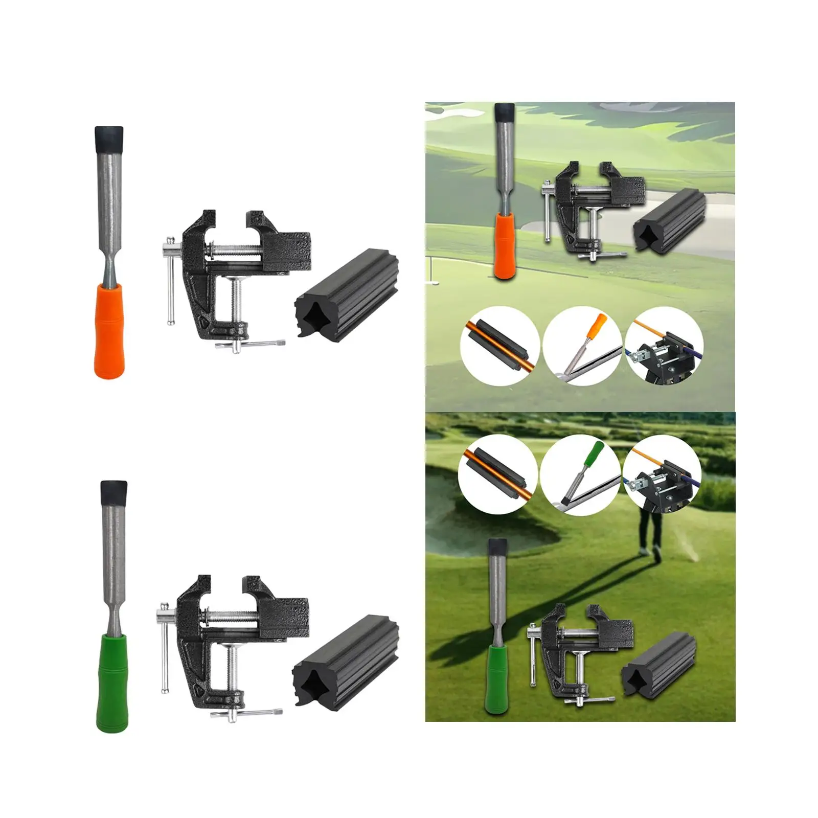 

3 Pieces Golf Grip Kits Accessories Convenient Replacement Tape Stripper