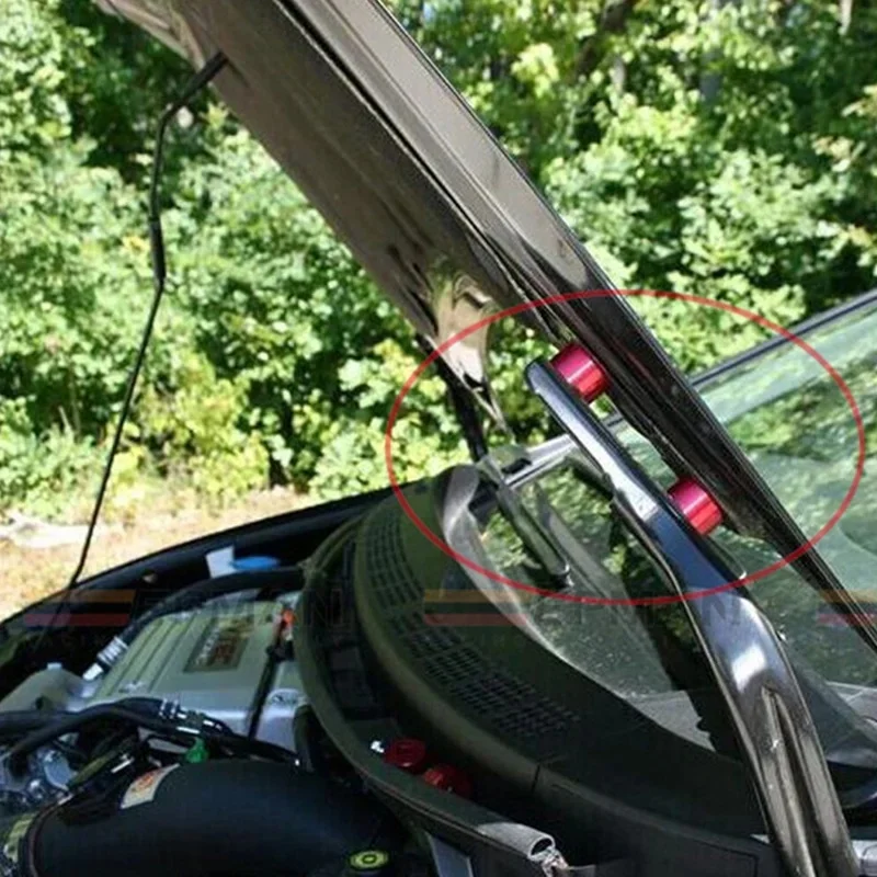 High Quality Universal Aluminum Hood Vent Spacer Riser Kits, Auto Exterior Styling Accessories
