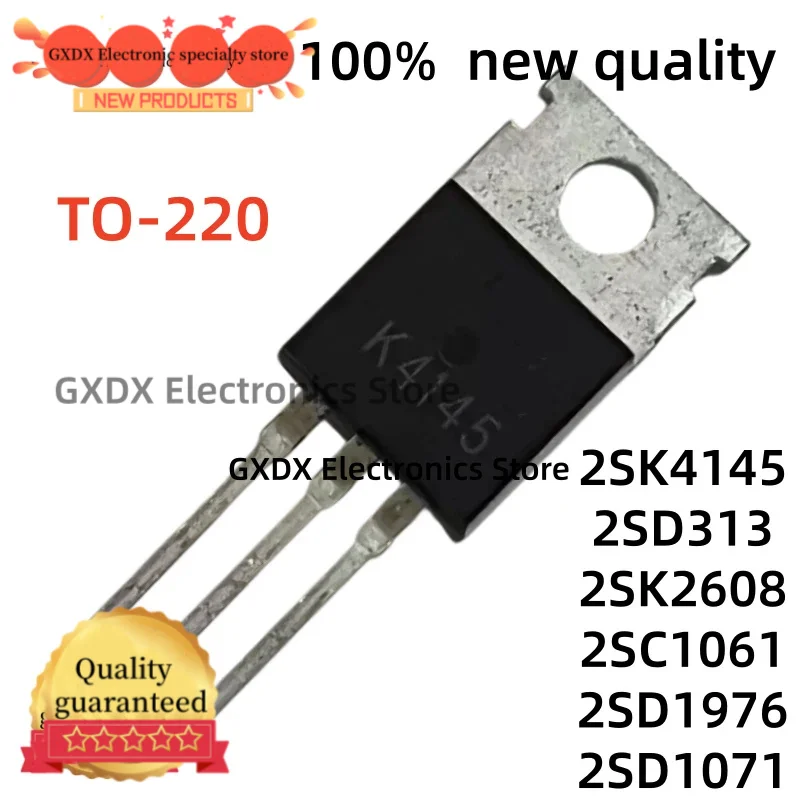 10-20-30Uds 100% new K4145 D313 K2608 C1061 D1976 D1071 2SK4145 2SD313 2SK2608 2SC1061 2SD1976 2SD1071 TO-220 In Stock