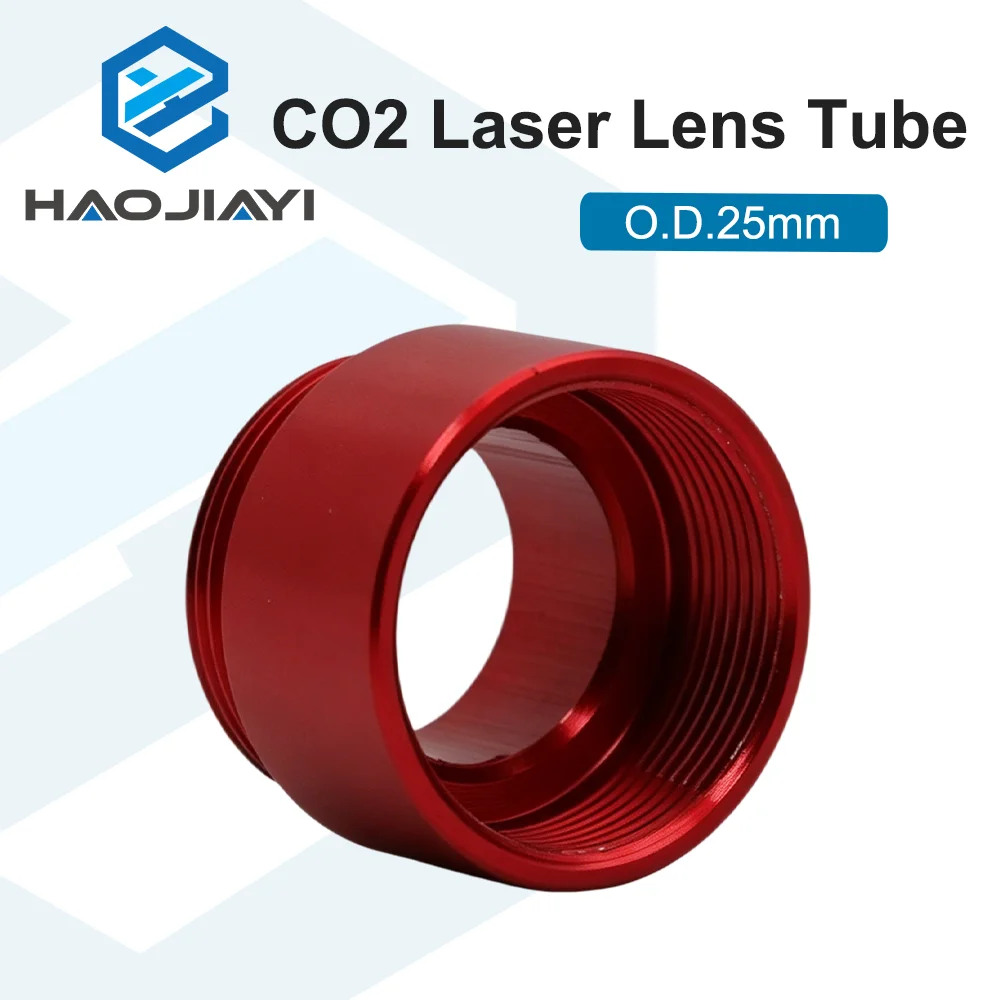 CO2 Laser Lens Tube Extension Ring O.D.25mm for D20 F63.5mm/F127mm Focus Lens E Series Replacement Parts
