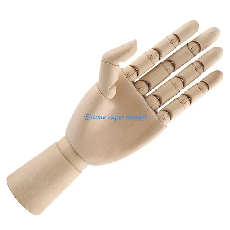 090B 18/25cm Left/Right Hand Figures for Gloves Display with Flexible Fingers Joints