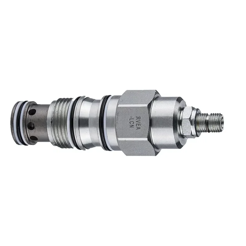 Hydraulic cartridge solenoid valve RVEA-LCN pilot operated relief valve