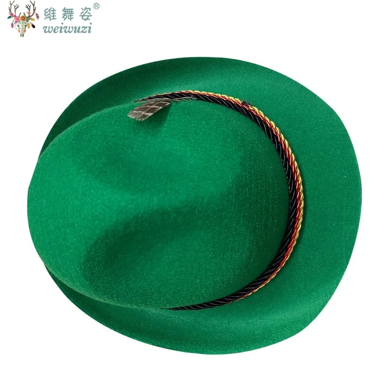 Alemanha Festival Da Cerveja De Munique Lã Baviera Moda Penas Decoração Chapéu Fedora Chapéu Roleplay Roupas Homens E Mulheres Festa Carnaval Fotografia Props Fresco Clássico Retro Atmosfera Estilo étnico Decoração Com