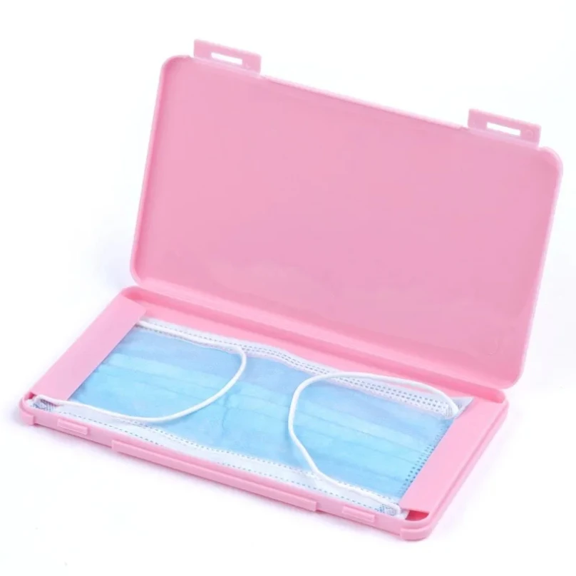 

Mask Storage Box Packaging Dustproof Mask Case Face Mask Holder Safe No Pollution Disposable Mask Box Organizer Household Tools